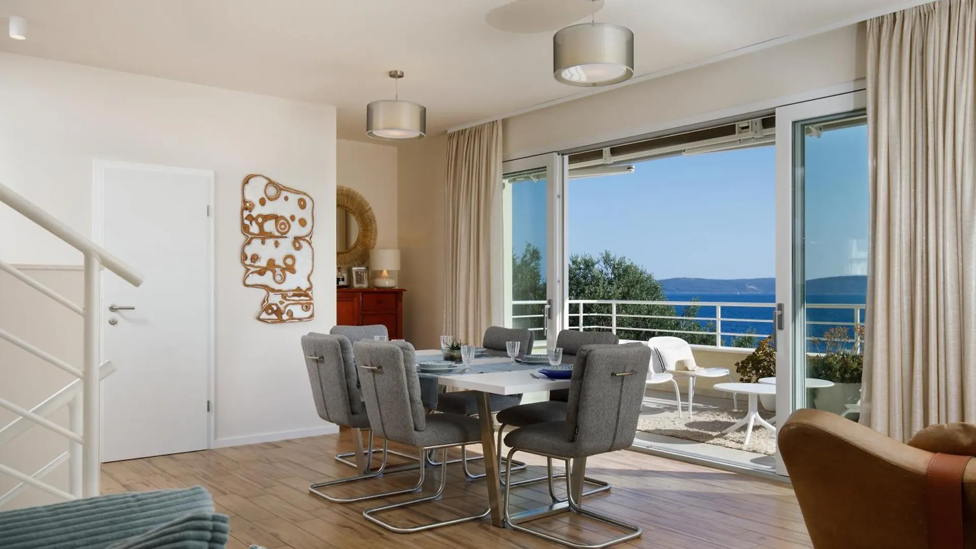 Villa Anadea With Hot Tub Overlooking Sea Trogir 0*,  Croatia