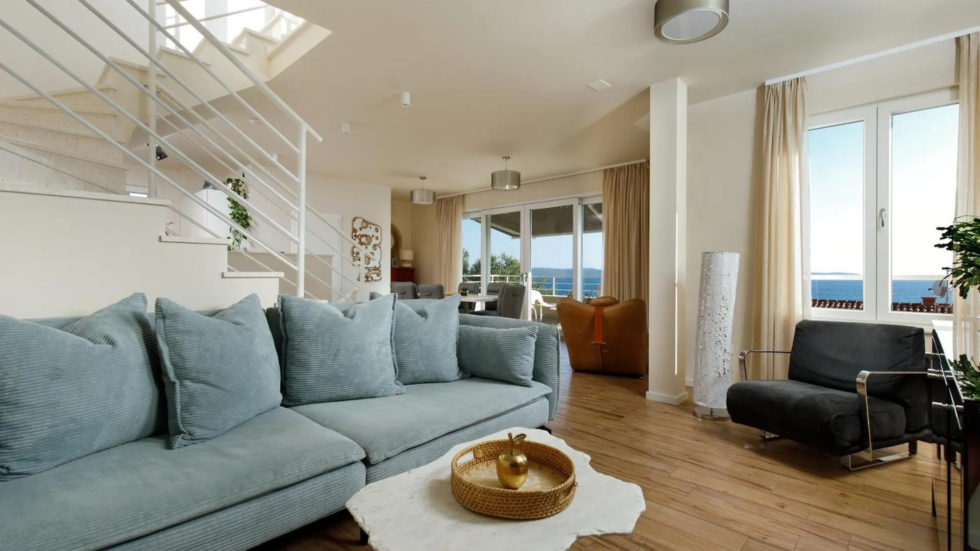 Villa Anadea With Hot Tub Overlooking Sea Trogir